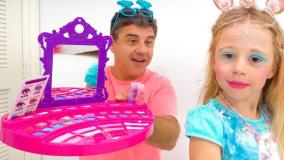 استیسی شو ناستیا :: ناستیا پلیس بازی :: ناستیا شو :: کودک ناستیا :: ناستیا بابایی جدید