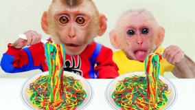 کارتون میمون :: بچه میمون :: میمون بازیگوش :: میمون خنده دار :: میمون بازیگوش