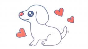 آموزش نقاشی ساده برای بچه ها نقاشی توله سگ