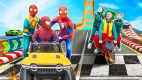 نبرد مرد عنکبوتی و اسپایدرمن :: مرد عنکبوتی نبرد پلیس جدید spiderman :: مرد عنکبوتی