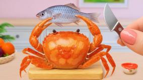 آموزش آشپزی کیک های کوچک :: غذای بولداک مینیاتوری :: مینی کیک
