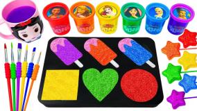 اسلایم بازی کودکانه رنگی :: آموزش اسلایم بازی :: خمیر مجسمه :: خمیر مجسمه رنگارنگ