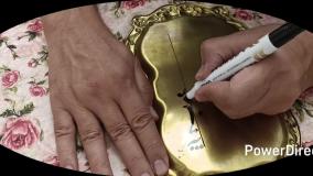 خوشنویسی با ماژیک روی اشیا در خانه