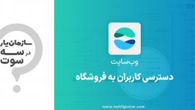 دسترسی کاربران به فروشگاه درماژول وب سایت سازمان یار (Odoo ERP)