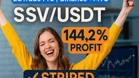 سود ۱۴۴٪ از سیگنال SSV/USDT در ۱۰ دقیقه | سیگنال ترید رایگان زوترید