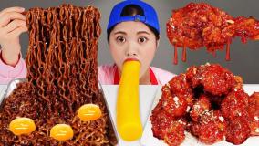 چالش خوراکی :: چالش غذایی دونا :: چالش موکبانگ خوردنی ها :: چالش غذایی بانوان