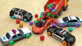 ماشین بازی طولانی :: کارتون ماشین بازی ،سرگرمی کودک ماشین بازی :: ماشین اسباب بازی