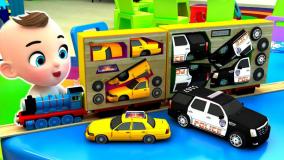 ماشین اسباب بازی کودکانه :: کارتون ماشین بازی :: ماشین های رنگی :: ماشین کودکانه