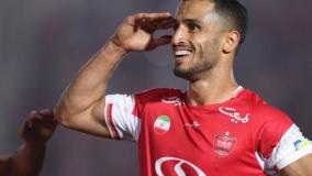گلزنی آقای گل پرسپولیس به خیبر خرم آباد