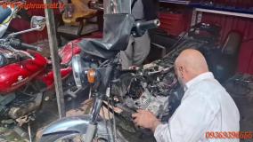 تعمیر موتور سیکلت طرح KTM