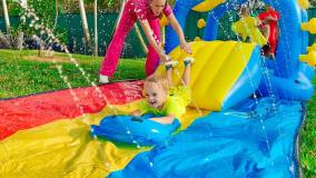 ولاد نیکی :: سرسره آبی ولاد و نیکی :: برنامه کودک ولاد و نیکی :: ولاد و نیکیتا :: ولاد شو