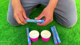 آزمایش منتوس :: آزمایش فواره منتوس :: آزمایش کوکاکولا و توپهای فوتبالی