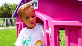 برنامه کودک ولاد و نیکیتا | Vlad and Niki | ساخت خانه بادی برای ولاد و نیکی!