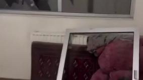 تصویری از داخل منازل مردم درپی حمله‌ی  اسرائیل به تهران