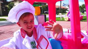 برنامه کودک ولاد و نیکیتا | Vlad and Niki | ولاد و نیکی و رستوران بازی!