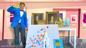 کارتون دخترانه ناستیا | نقاشی روی بوم