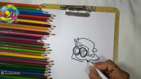 نقاشی فانتزی کارتونی | نقاشی دخترانه