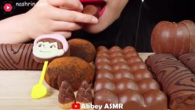 چالش غذا خوری فود اسمر اسمر شکلاتی