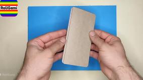 چگونه دفترچه یادداشت طرح آیفون بسازیم؟ ساخت کاردستی با کاغذ رنگی