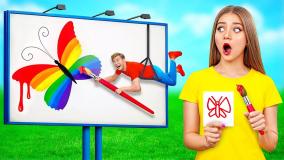 چالش نقاشی کشیدن | نقاشی پروانه