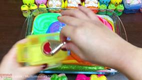 ساخت اسلایم با تم گربه | اسلایم بازی طولانی