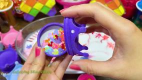 اسلایم بازی با خمیر کودکانه