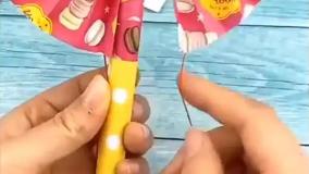 آموزش کاردستی با کاغذ رنگی اوریگامی