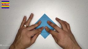 کاردستی ساده و کاربردی با کاغذ رنگی | اوریگامی جامدادی
