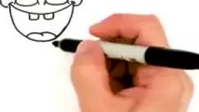 نقاشی باب اسفنجی | آموزش گام به گام