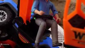 ماشین بازی کودکانه - کودک ماشین بازی جدید - ماشین اسباب بازی نبرد ماشین پلیس