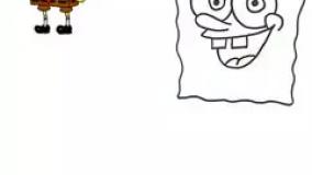 نقاشی باب اسفنجی : آموزش گام به گام به روش ساده