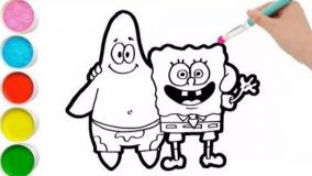 نقاشی باب اسفنجی و پاتریک