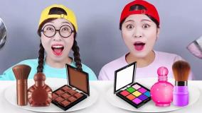 چالش غذای خنده دار چالش ماسک ژله ای | چالش خوراکی دونفره بانوان سرگرمی