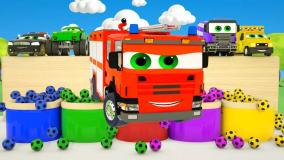 کارتون ماشین بازی جدید ماشین های شانسی | برنامه کودک ماشین بازی رنگی