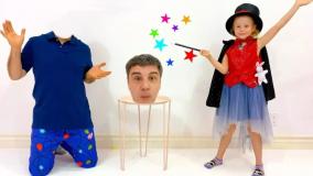 برنامه کودک ناستیا استیسی وبابایی شعبده بازی هیجانی | کارتون ناستیاشو طولانی