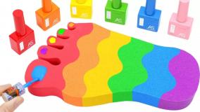 برنامه کودک شن بازی سرگرمی کودکانه جدید | بازی با شن جادویی ردپا