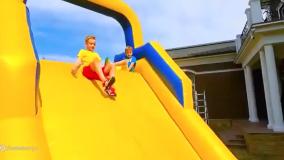 برنامه کودک ولاد و نیکی مسابقه قویترین مرد | کارتون نیکیتاشو بازی و سرگرمی