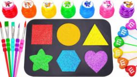 برنامه کودک اسلایم سرگرمی کودکانه طولانی | ترکیب اسلایم رنگی و پولک جدید