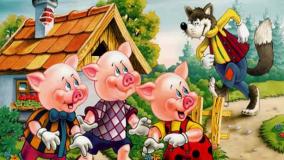 داستان صوتی گرگ بد گنده و سه بچه خوک | قصه کودکان