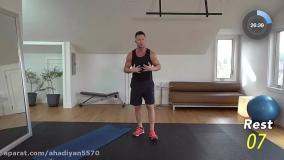 تمرین کامل برای ورزش در خانه