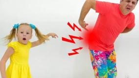 برنامه کودک ناستیا استیسی وبابایی کمک به بابایی | کارتون ناستیاشو طولانی