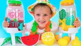 برنامه کودک ولاد و نیکیتا | Vlad and Niki | نیکی و ابمیوه های خوشمزه!