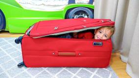 برنامه کودک ولاد و نیکیتا | Vlad and Niki | ولاد و نیکی و قایم شدن در چمدان!