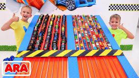 برنامه کودک ولاد و نیکیتا | Vlad and Niki | مسابقه ماشین سواری ولاد و نیکی!