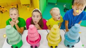 برنامه کودک ولاد و نیکیتا | Vlad and Niki | بازی های چهار رنگ با ولاد و نیکی!