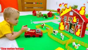 برنامه کودک ولاد و نیکیتا | Vlad and Niki | بازی سگهای نگهبان با ولاد و نیکی و کریس!