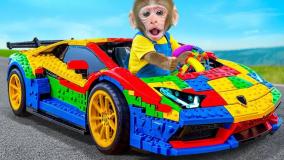 کارتون بچه میمون شیطون طولانی: ماجراهای ماشین سواری بچه میمون!