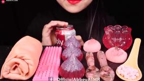چالش فود اسمر - خوراکی های لطیف صورتی رنگ