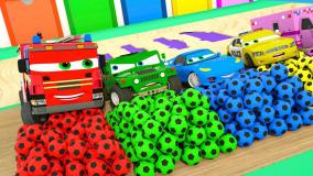 ماشین بازی طولانی - کارتون ماشین بازی - سرگرمی کودک ماشین بازی - ماشین اسباب بازی