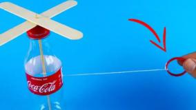 ساخت کاردستی با چوب بستنی و بطری پلاستیکی - کاردستی مدارسی